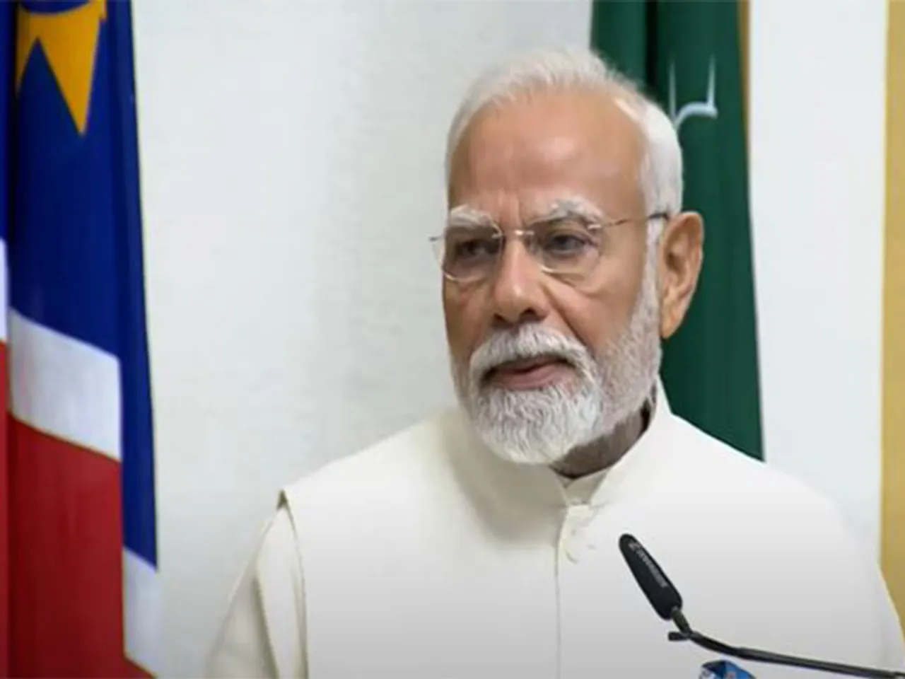 PM Narendra Modi addresses the Joint Session of Namibian Parliament (Image Credit: YouTube/NarendraModi)