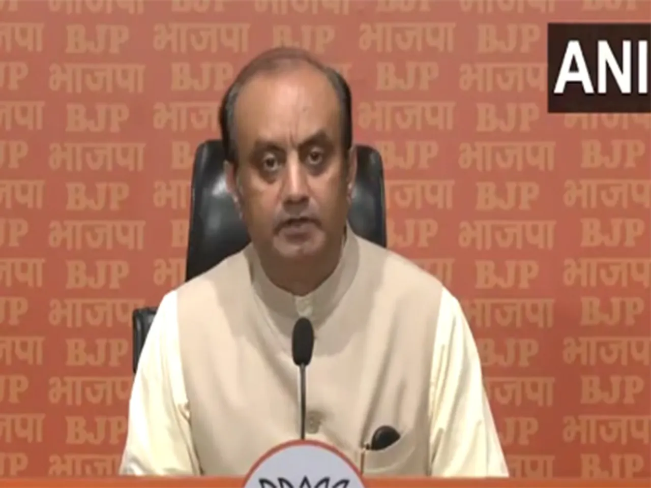 BJP National Spokesperson Sudhanshu Trivedi (Photo/ANI)