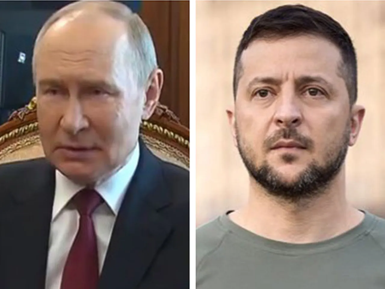 Russian President Vladimir Putin and Ukrainian President Volodymyr Zelenskyy (Photo/@mfa_russia/@ZelenskyyUa)