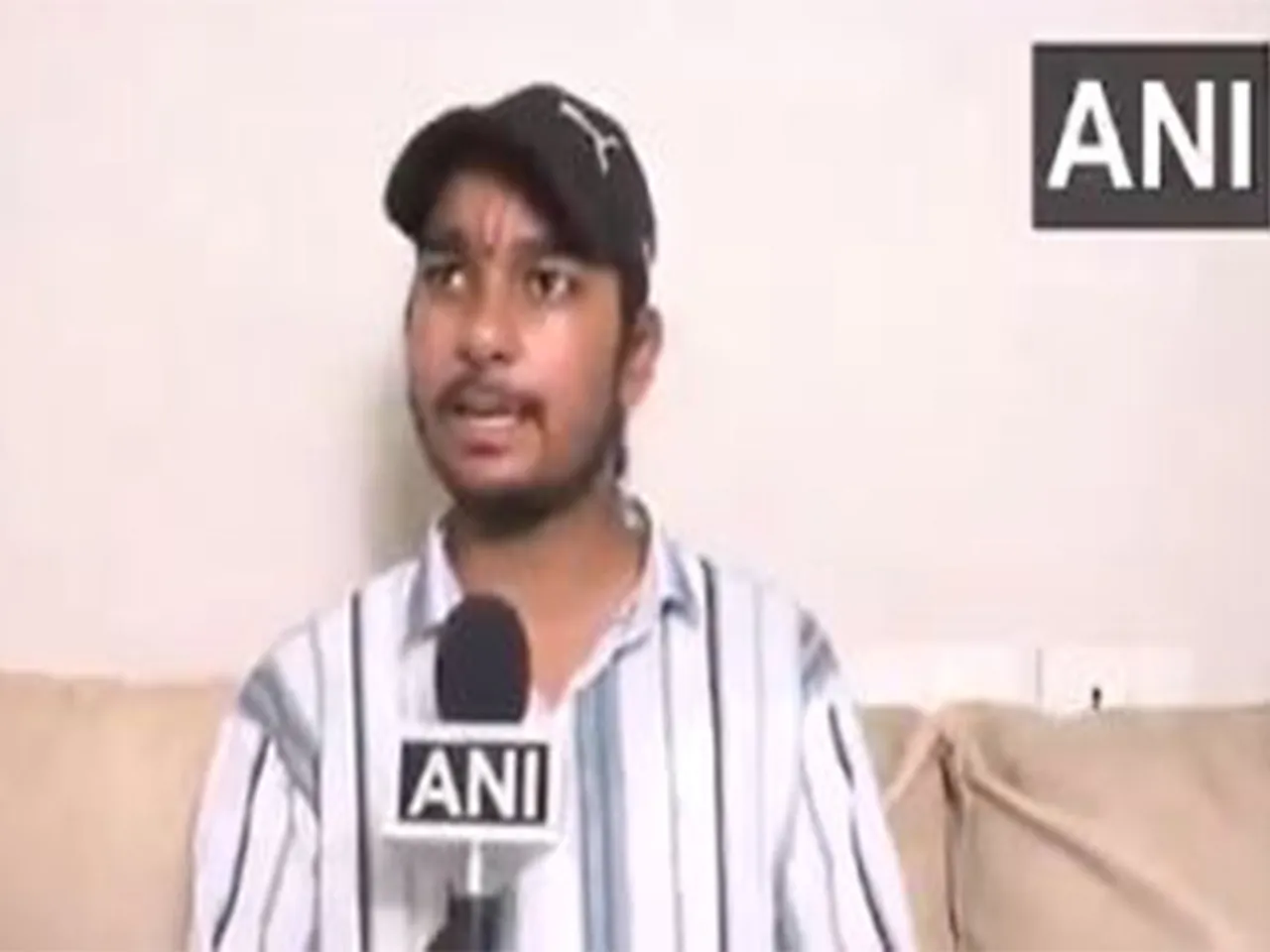 Yash Sahu, son of Kanhaiya Lal (Photo/ANI)