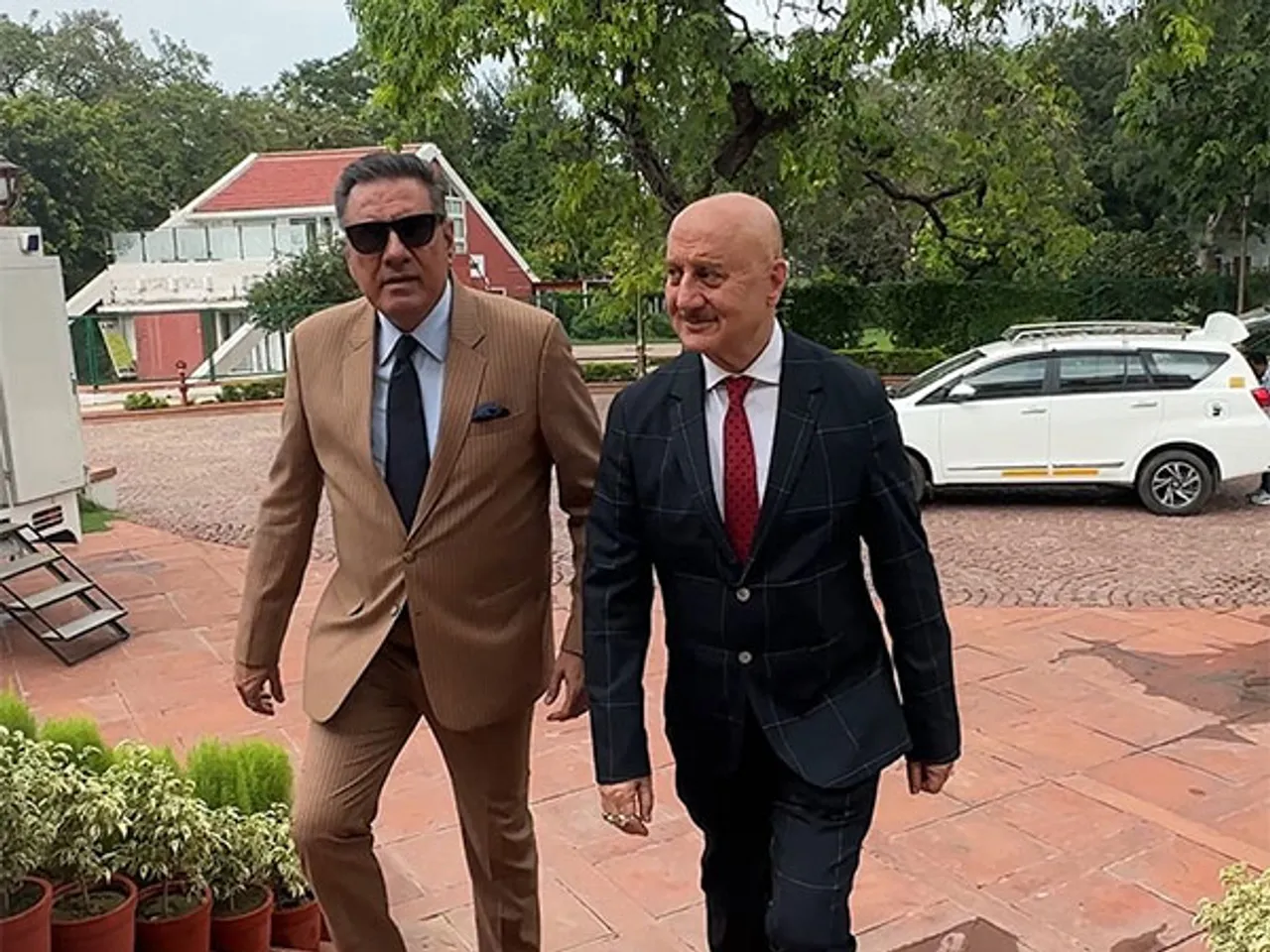 Boman Irani and Anupam Kher (Image source/ANI)