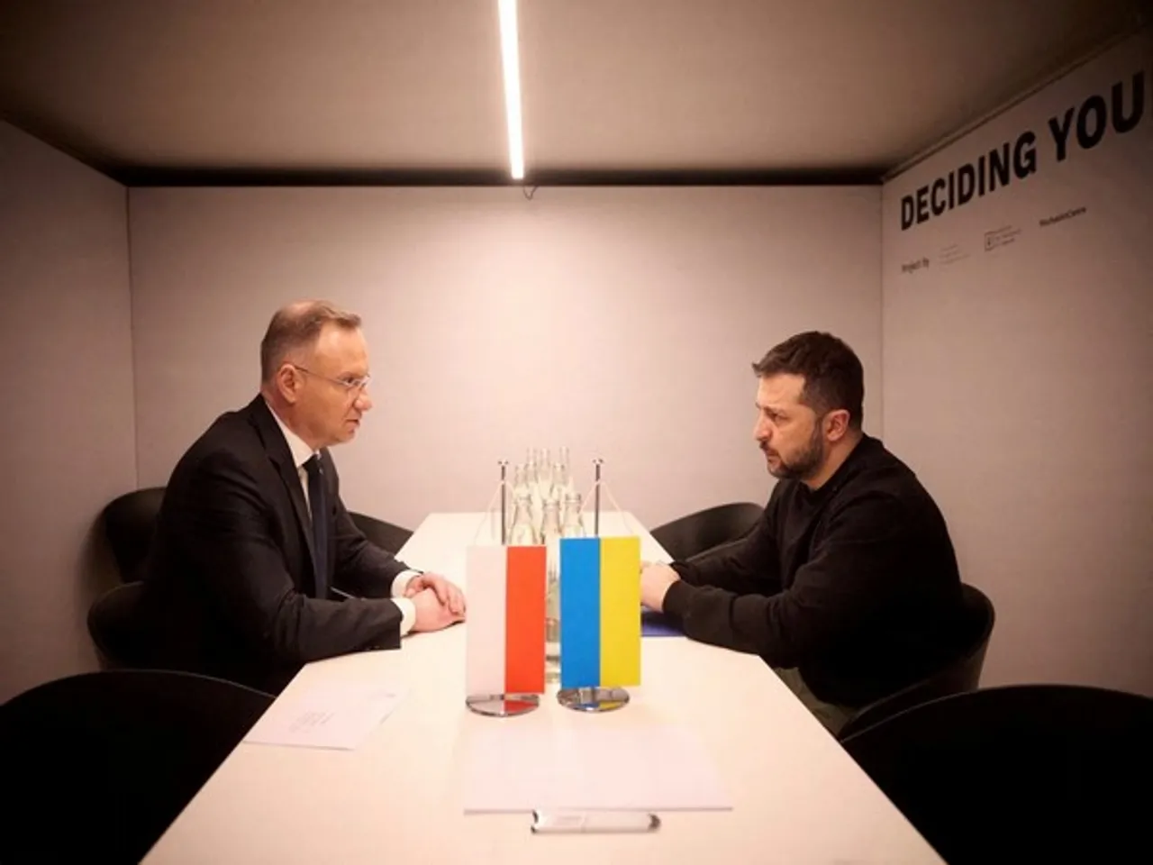 Polish President Andrzej Duda warns of shutting NATO aid hub used for Ukraine arms (Source: Reuters)