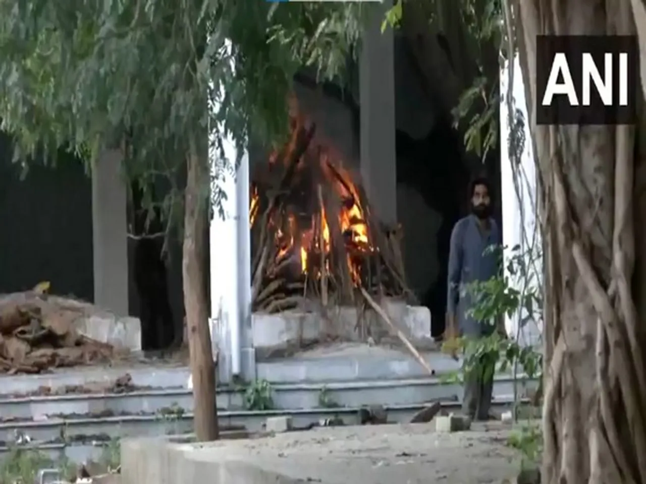 Tennis player Radhika Yadav cremated in Haryana's Gurugram (Photo/ANI)