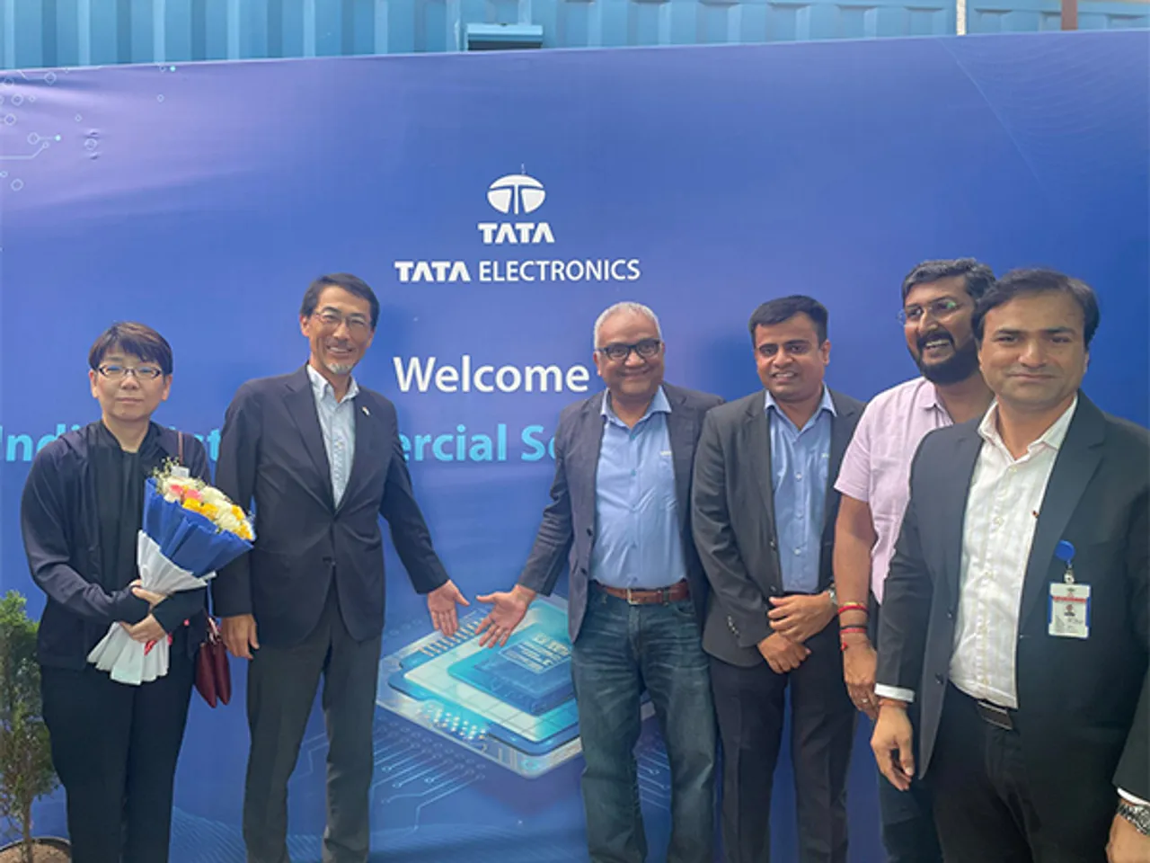 Japanese Ambassador Ono Keiichi visited Tata Electronics facility in Dholera (Photo/ X@JapanAmbIndia)