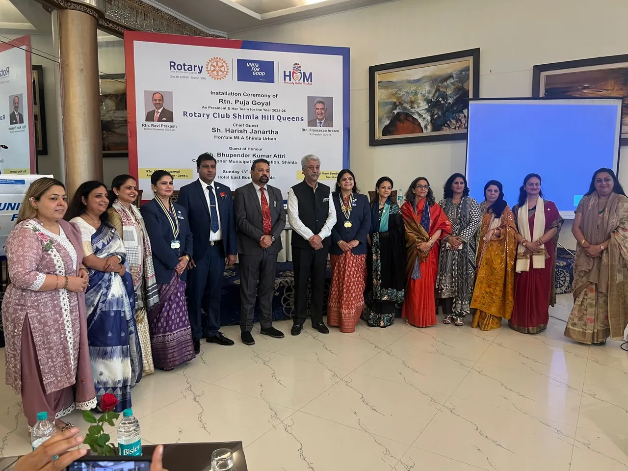 Rtn. Puja Goyal Installed as President of Rotary Club Shimla Hill Queens (Photo/Press Release)