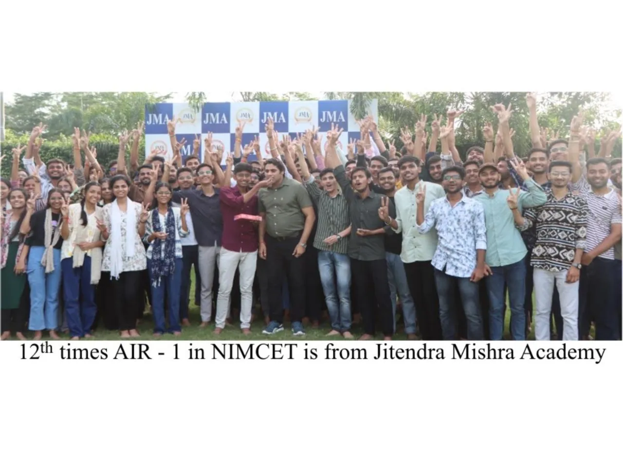 464 students selected in NIMCET 2025 from Jitendra Mishra Academy, Indore