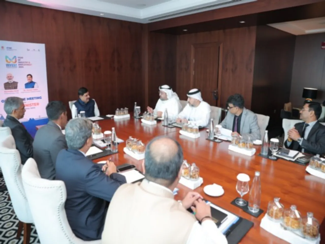 MP CM meets Emirates chairman to boost India-UAE aviation ties (Photo/X@CMMadhyaPradesh)