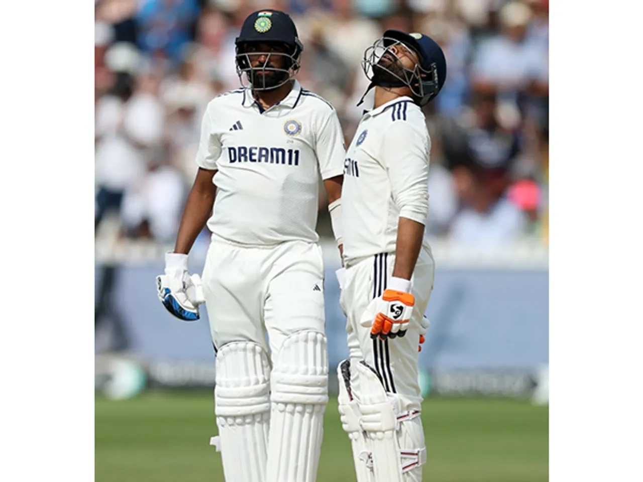 Mohammed Siraj and Ravindra Jadeja (Photo: @BCCI/X)
