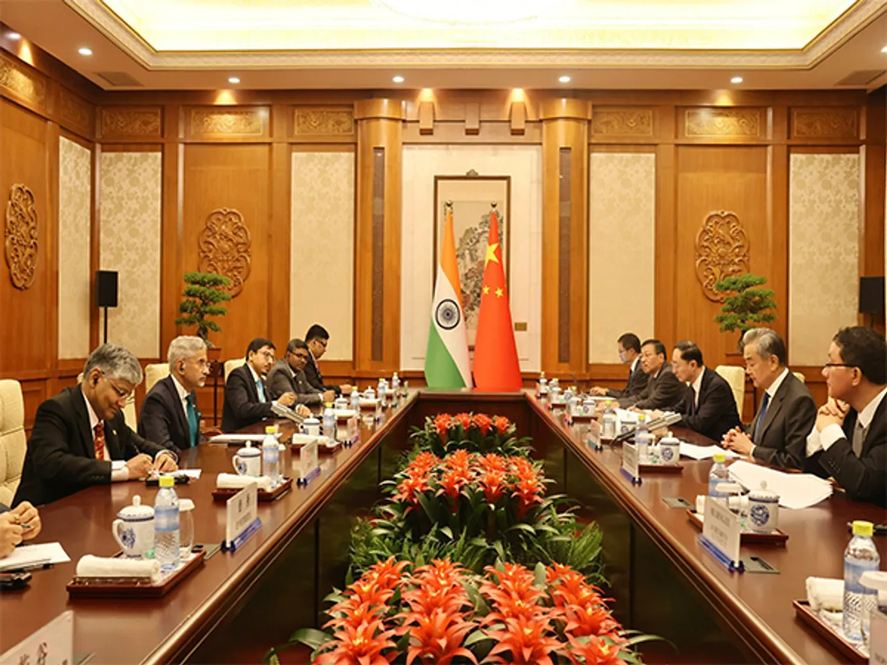 External Affairs Minister S Jaishankar held talks with Chinese Foreign Minister Wang Yi in Beijing ahead of the SCO Foreign Ministers’ Meeting (Image: X/@DrSJaishankar)