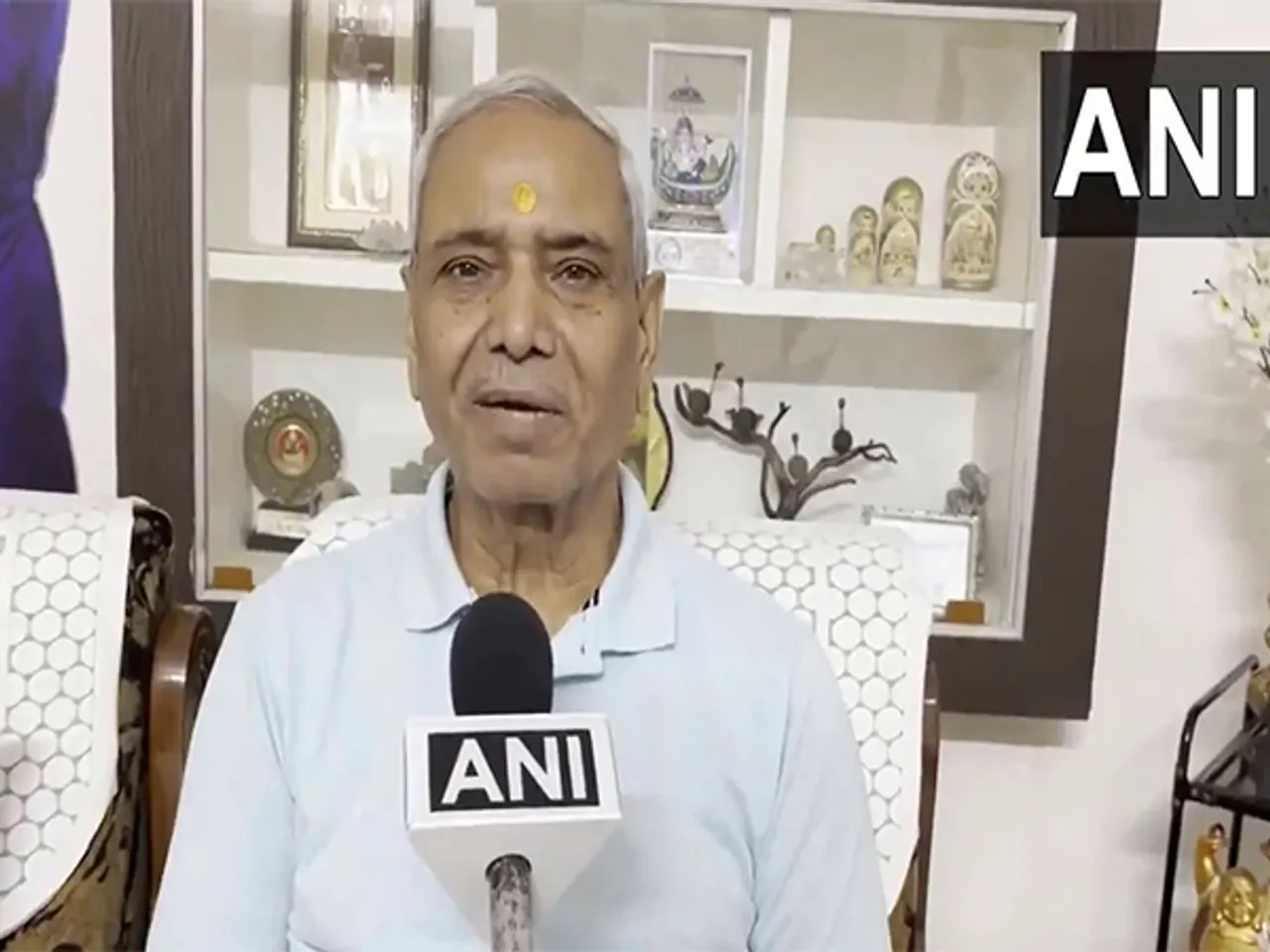 Shambu Dayal Shukla, father of Shubanshu Shukla (Photo/ANI)