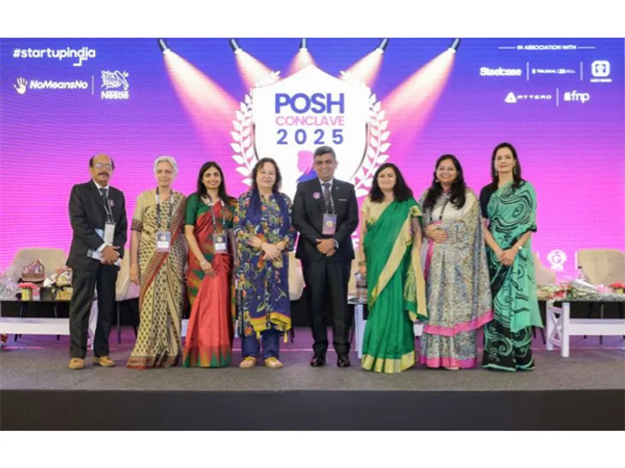 Dr Rashmi Singh, IAS, Dr Pink Anand, Sr Advocate, Supreme Court with Vishal Bhasin, Co-Founder POSH