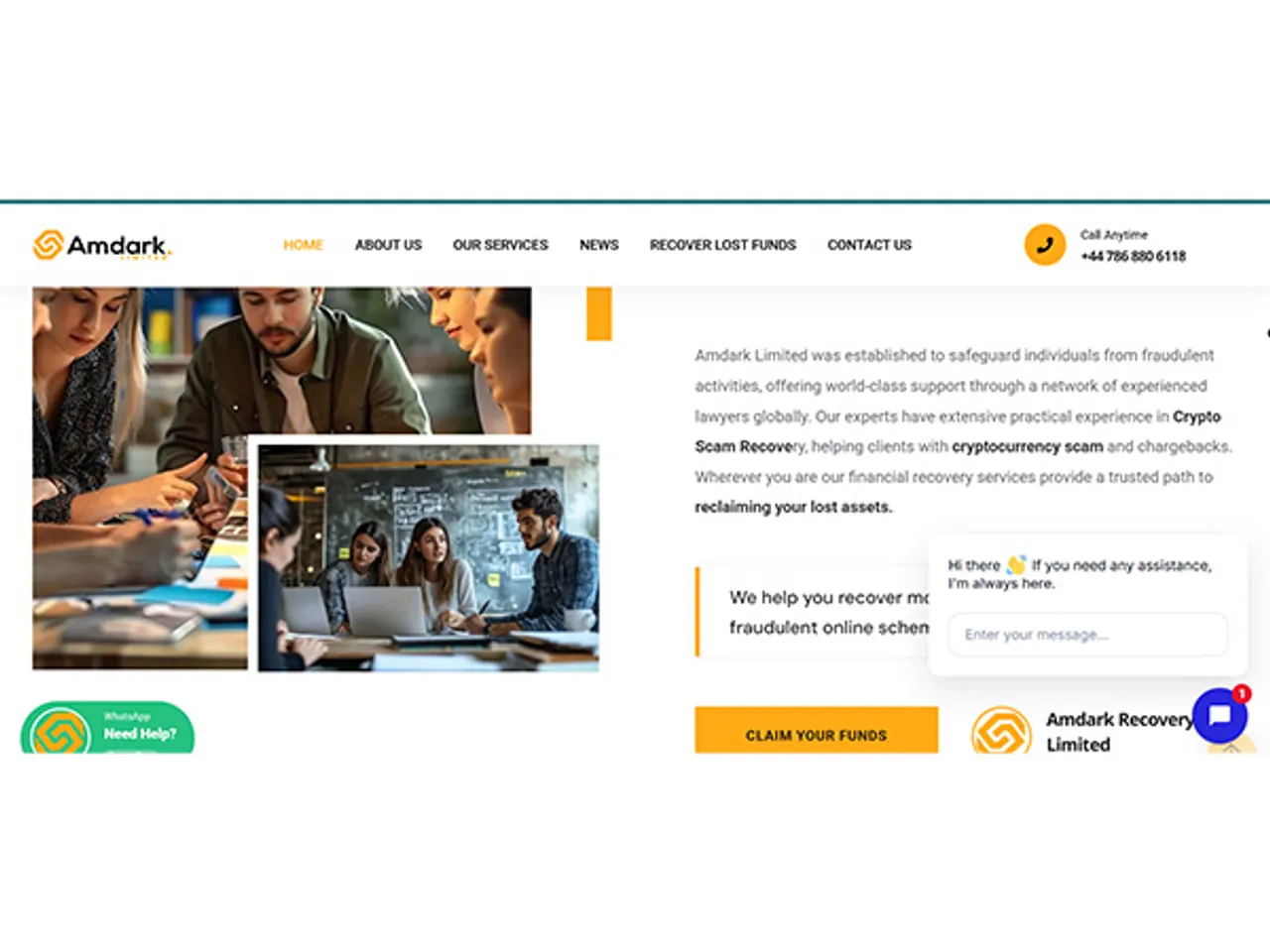 Amdark Limited Launches Comprehensive Investment Fraud Recovery Program to Combat online Scam