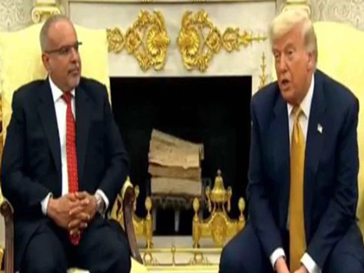 US President Donald Trump and Bahrain’s Crown Prince Salman bin Hamad bin Isa Al Khalifa (Image/Reuters)