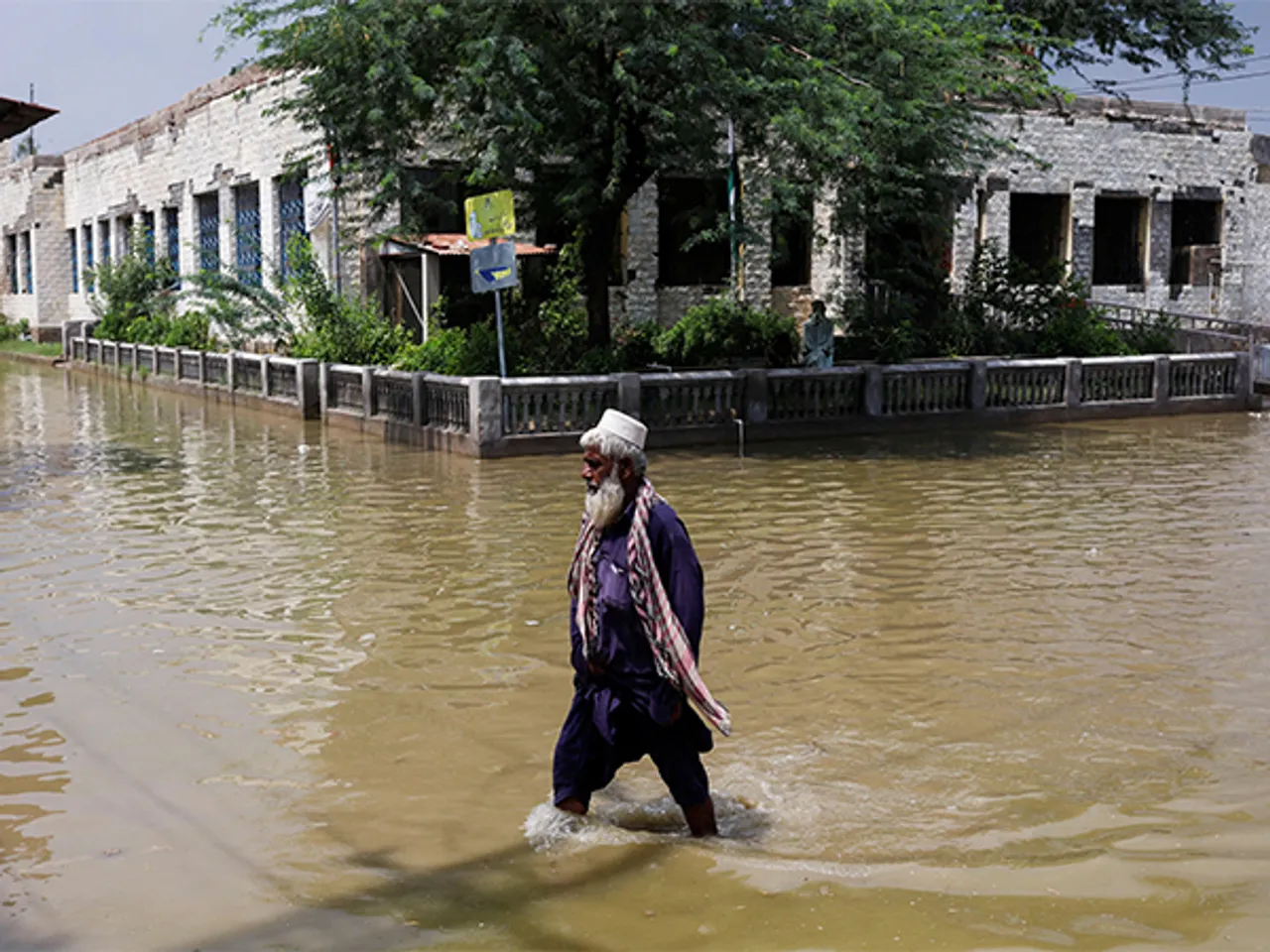 Floodwaters submerge streets and homes in Punjab, Pakistan, after days of relentless monsoon rainfall (Source: Reuters)
