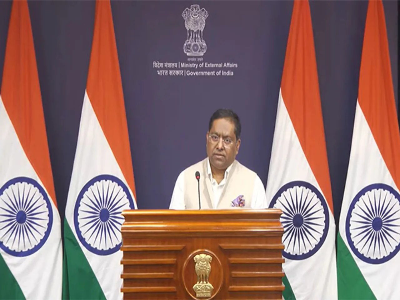 MEA Spokesperson Randhir Jaiswal (File Photo/ANI)