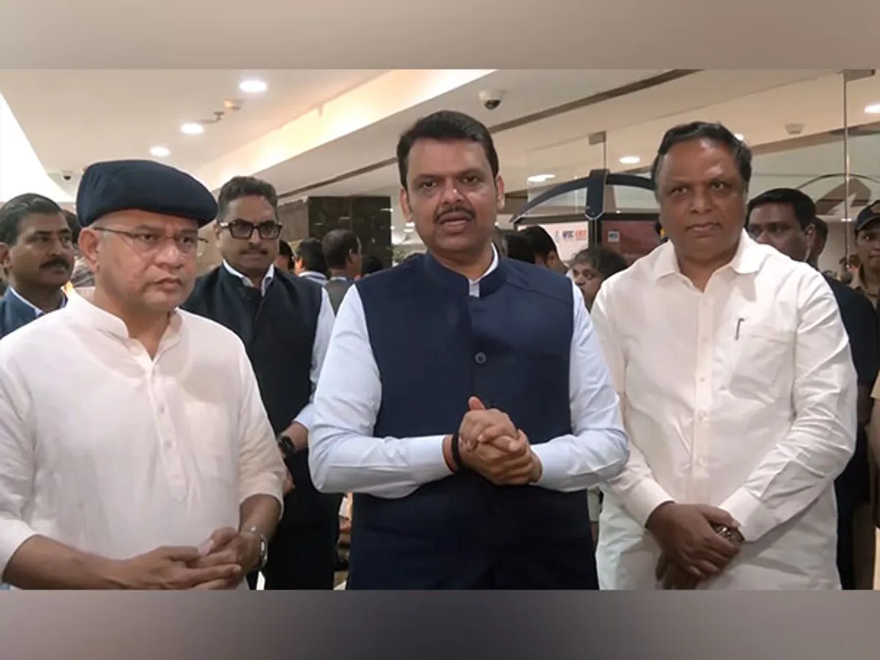 Ashwini Vaishnaw, Devendra Fadnavis inaugurate IICT Campus (Photo/ANI))