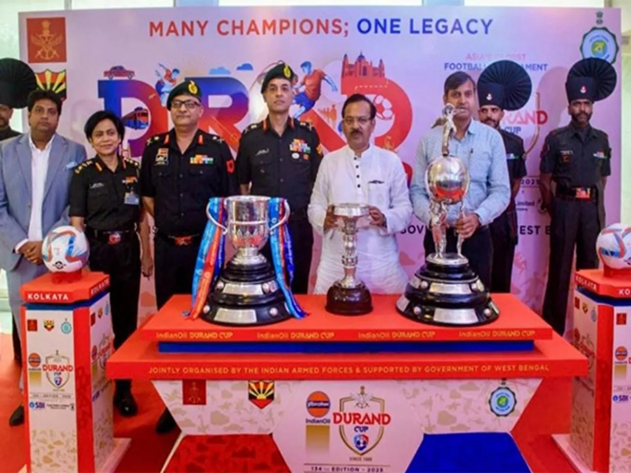 A visual from the trophy unveiling ceremony in Kolkata. (Photo: AIFF/Durand Cup)