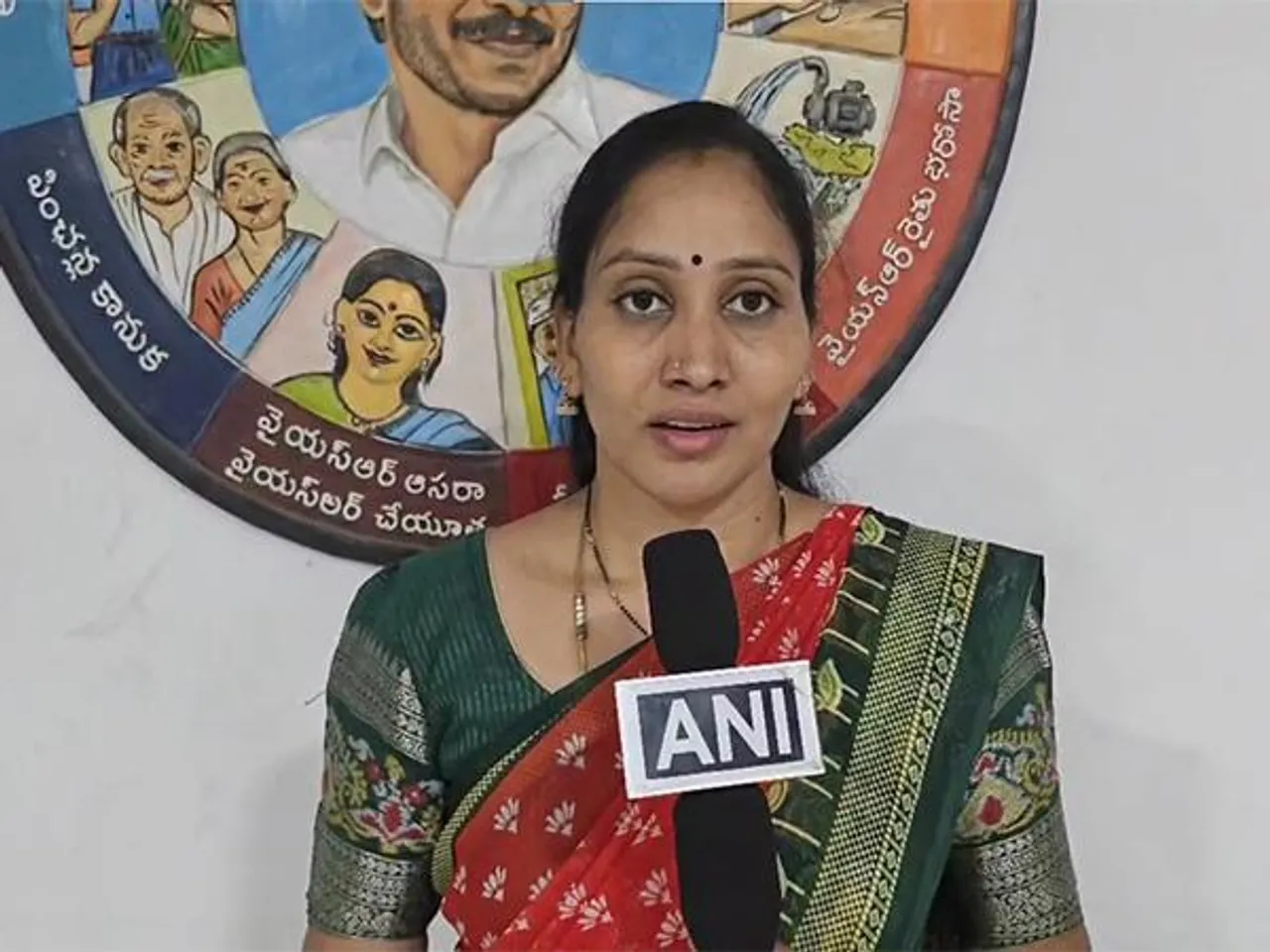 YSR Congress Party leader Sheelam Nadiya (Photo/ANI)