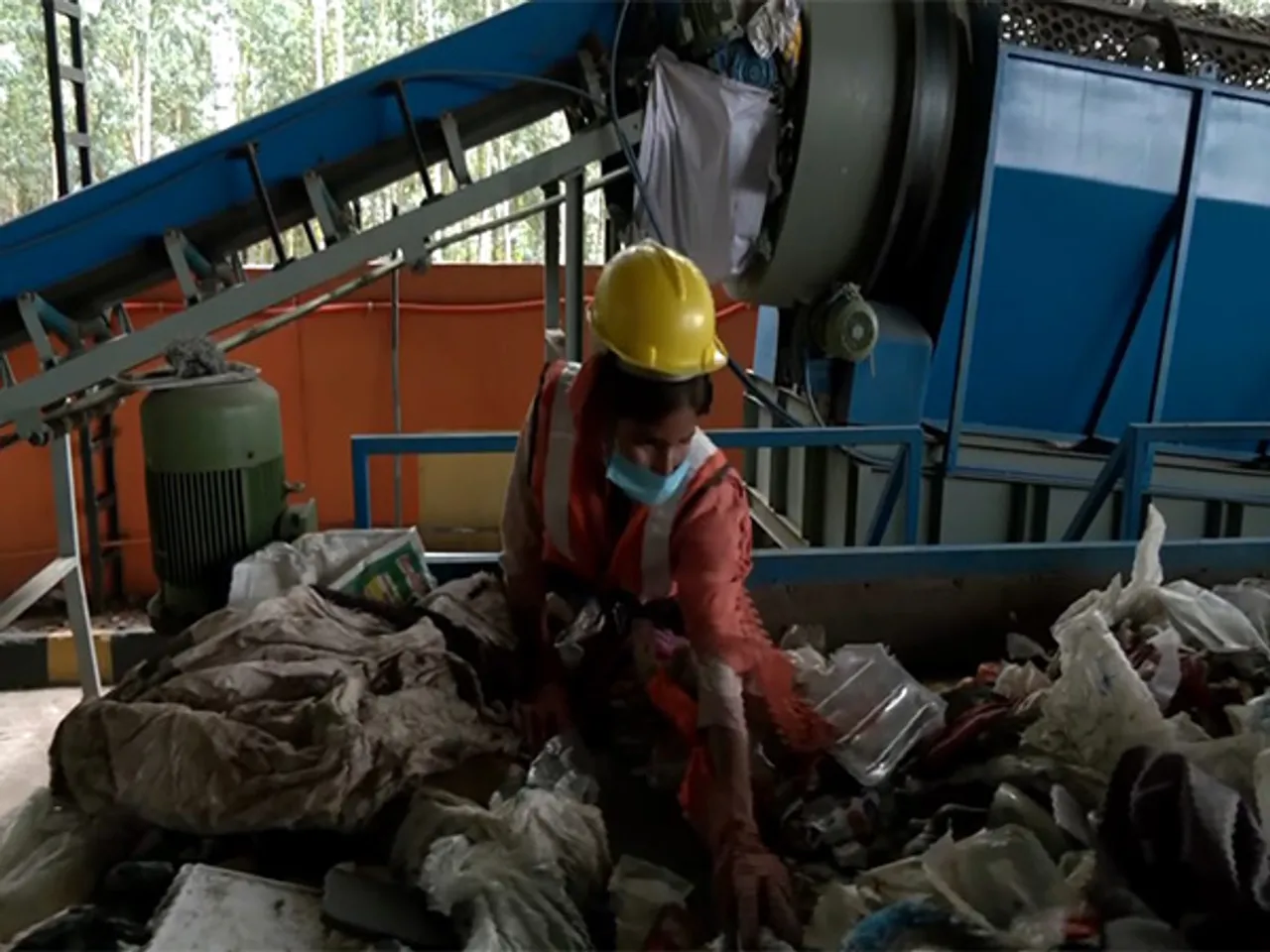 Waste segregation in process (Photo/ANI)