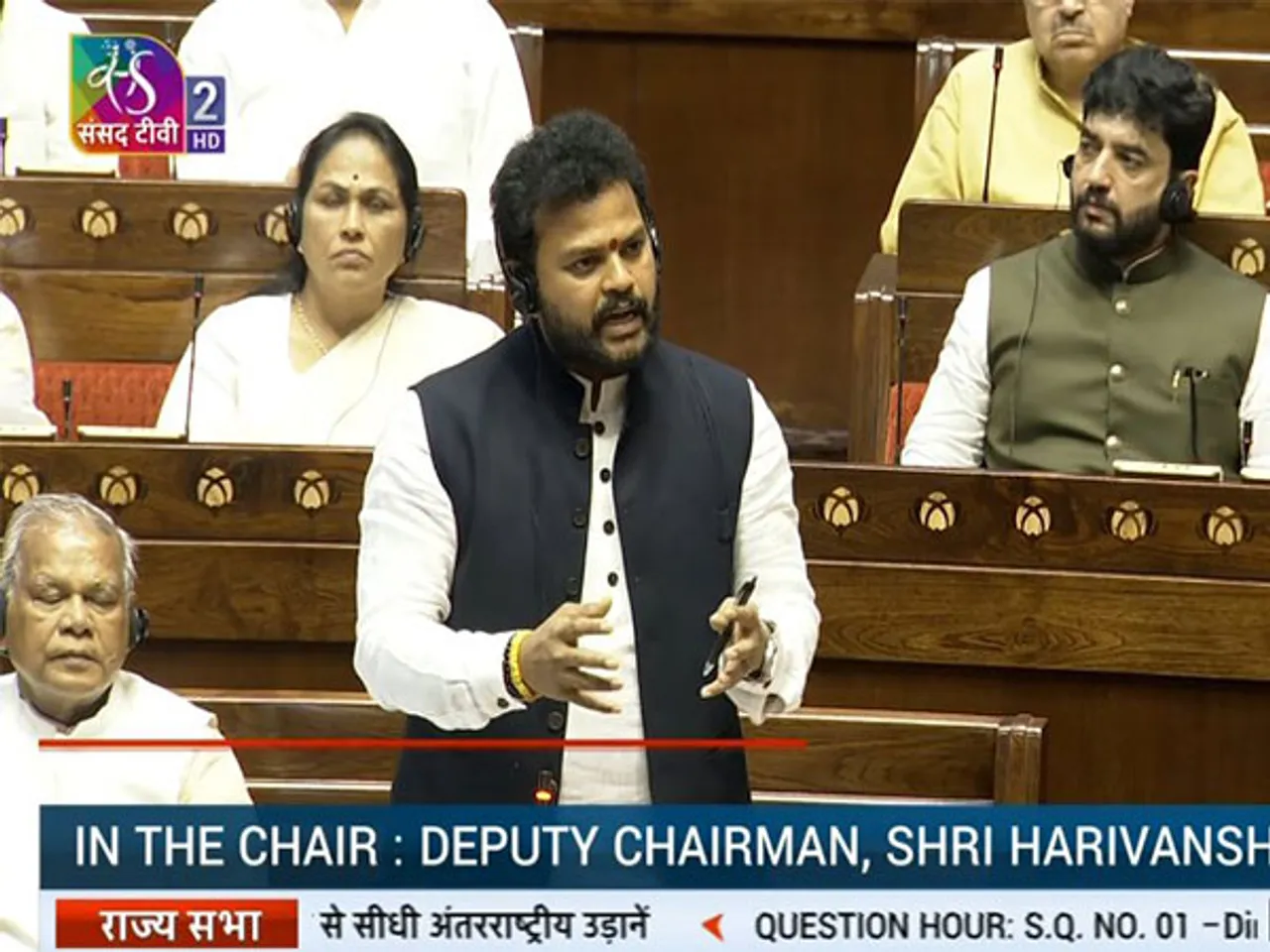 Union Civil Aviation Minister Kinjarapu Rammohan Naidu (Photo/Sansad TV)