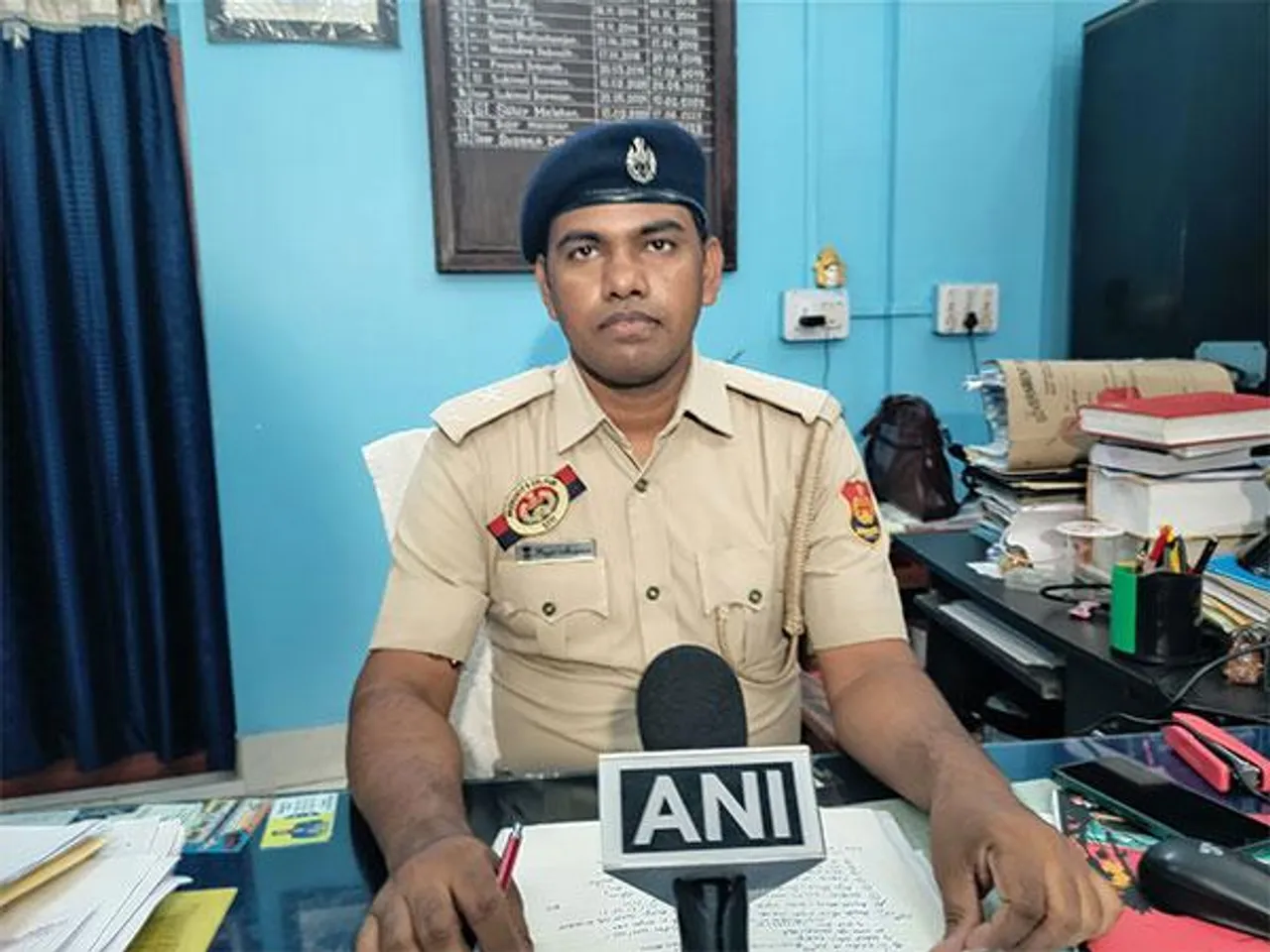 NCC Police Station Officer-in-Charge (OC) Prajit Malakar (Photo/ANI)