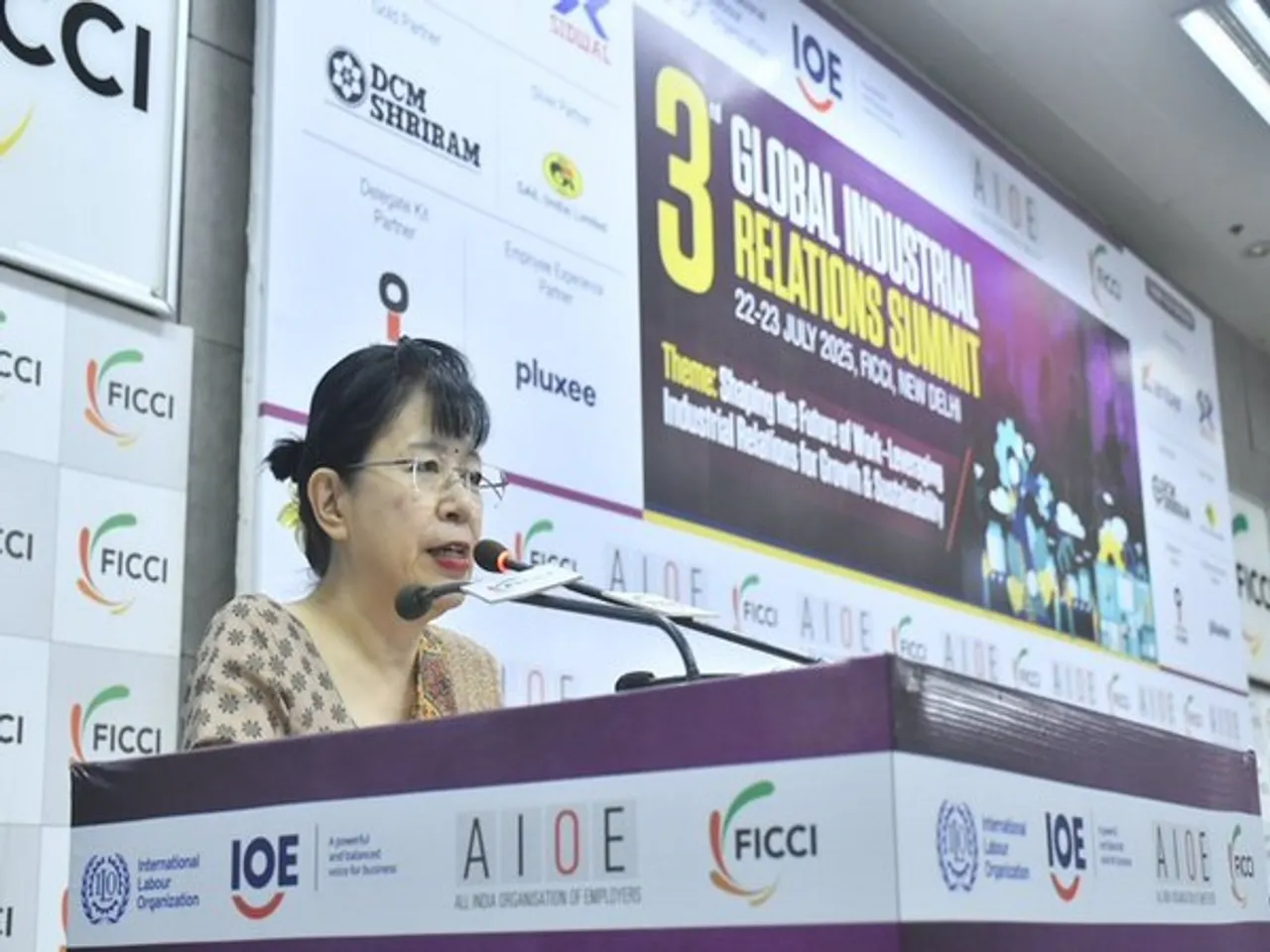Michiko Miyamoto, Director of the International Labour Organisation (ILO) (Photo/FICCI)
