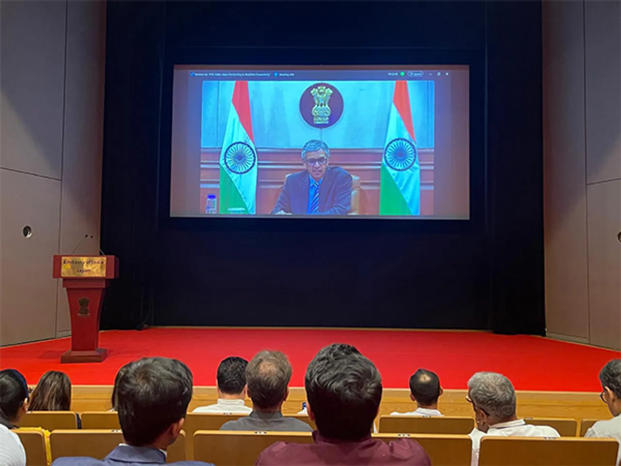 India, Japan discuss boosting maritime connectivity (Photo Credits: @IndianEmbTokyo)