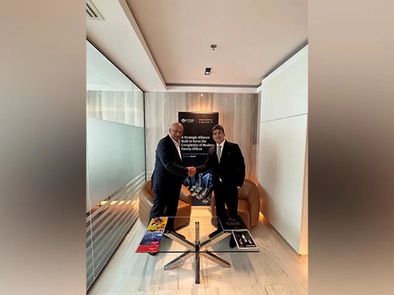 Mr. Satyen Patel, Executive Chairman, Eton Solutions & Mr. Himanshu Khandelwal, CEO, Asas Capital