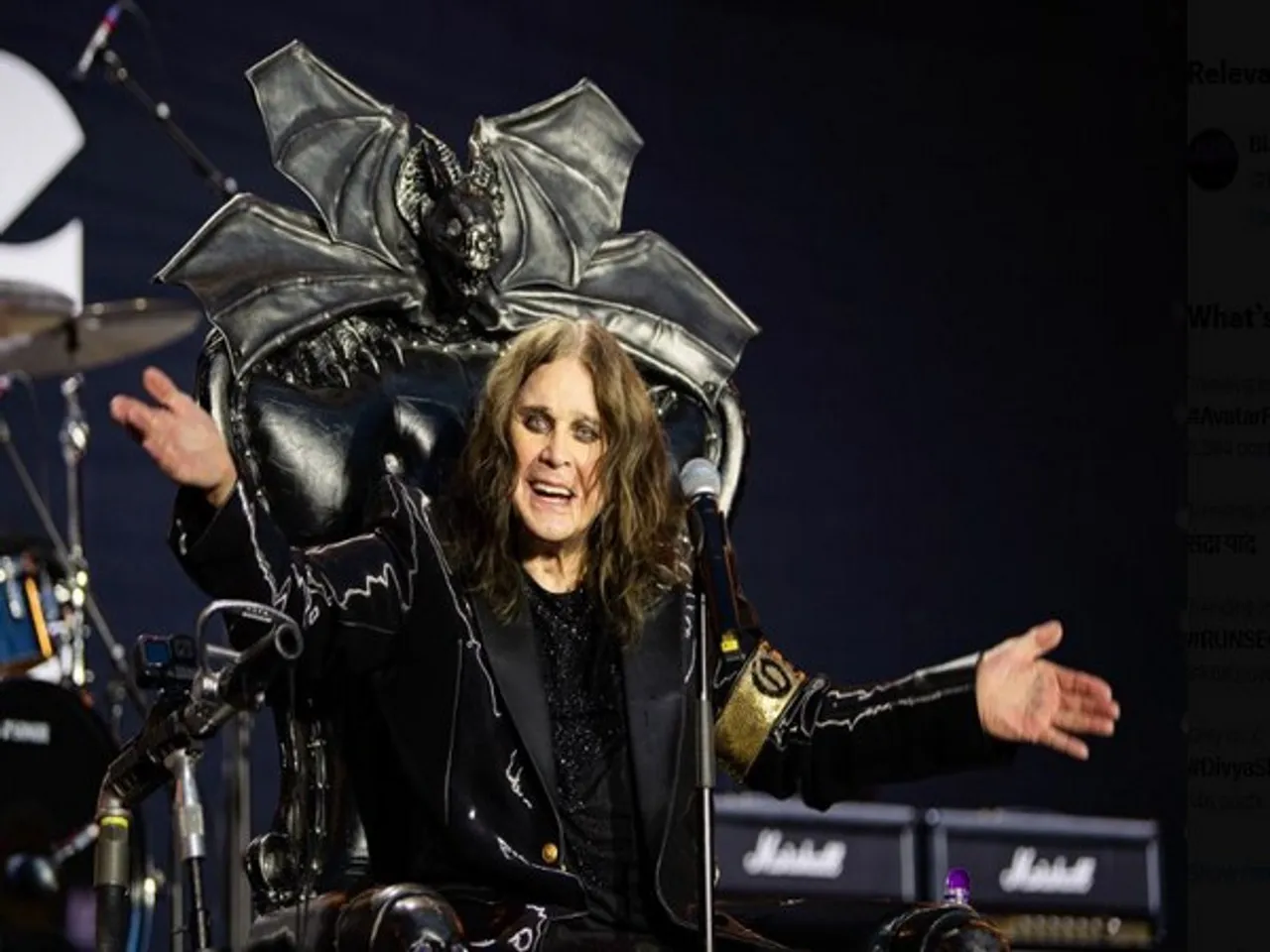 Legendary singer Ozzy Osbourne (Image source:X/@BlackSabbath)