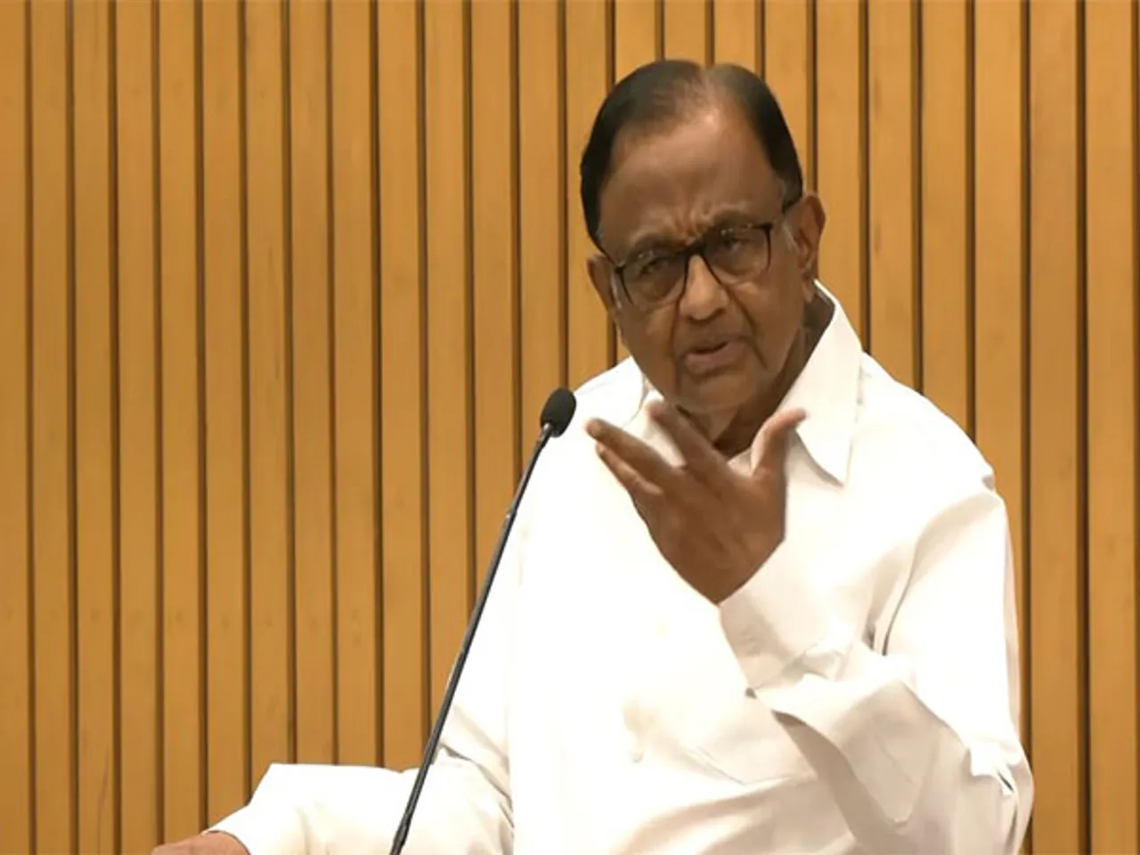 Senior Congress leader P Chidambaram. (Photo/ANI)