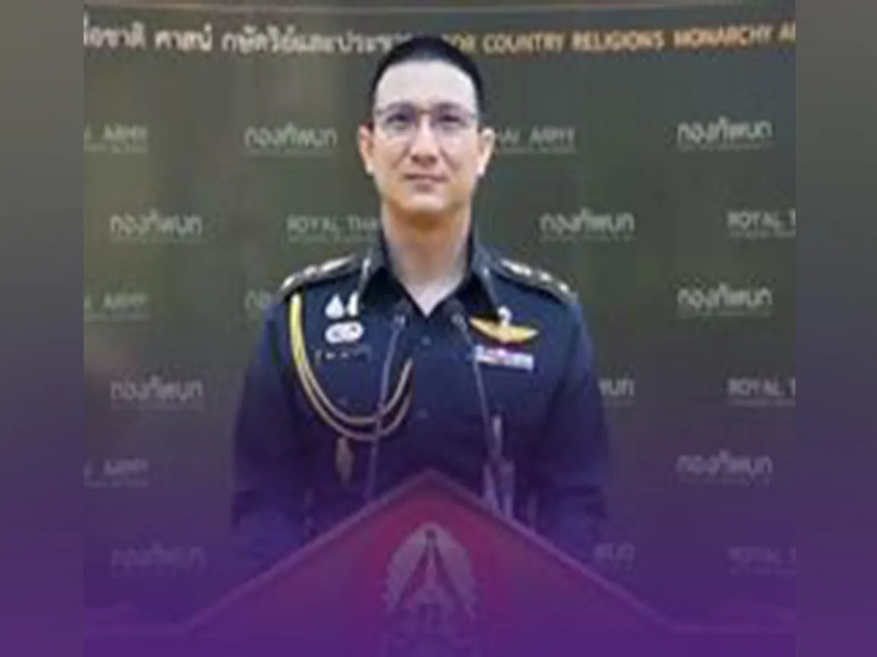 Screengrab of press briefing by Thailand's Department of Information (Photo credit/@NBTWORLDNews)