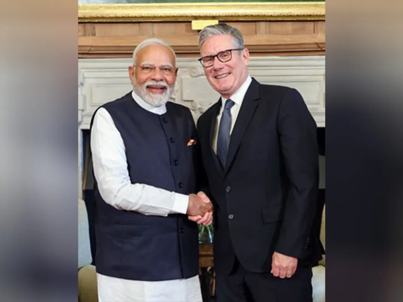 PM Narendra Modi with UK PM Keir Starmer ( File Photo/ ANI)