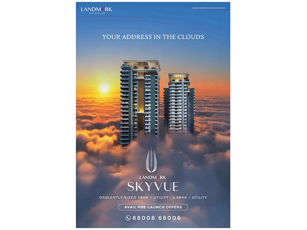 Landmark Group Unveils “Landmark SKYVUE - The Address in the Clouds”, a luxury residential project on Dwarka Expressway