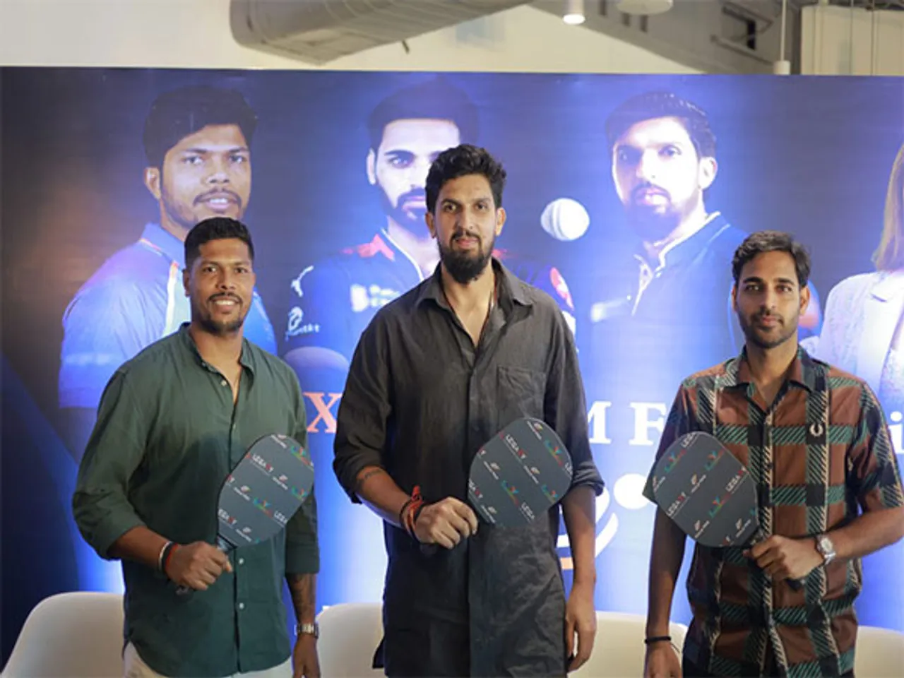 Umesh Yada (left) Ishant Sharma (Middle)  Bhuvneshwar Kumar (right). (Photo: Pickle-Pros)