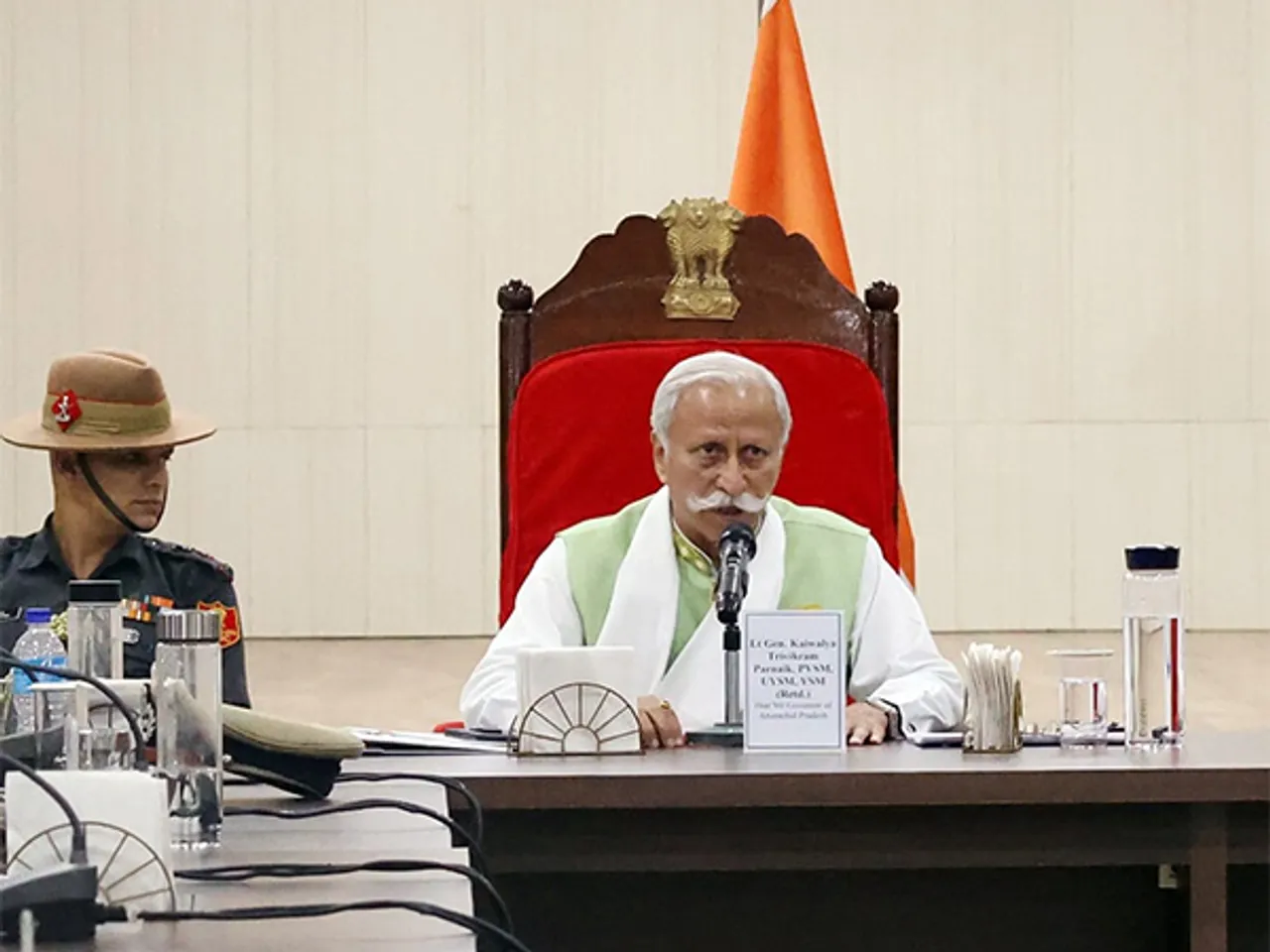 Arunachal Pradesh Governor Lt General KT Parnaik (Retd.)(Photo/ANI)