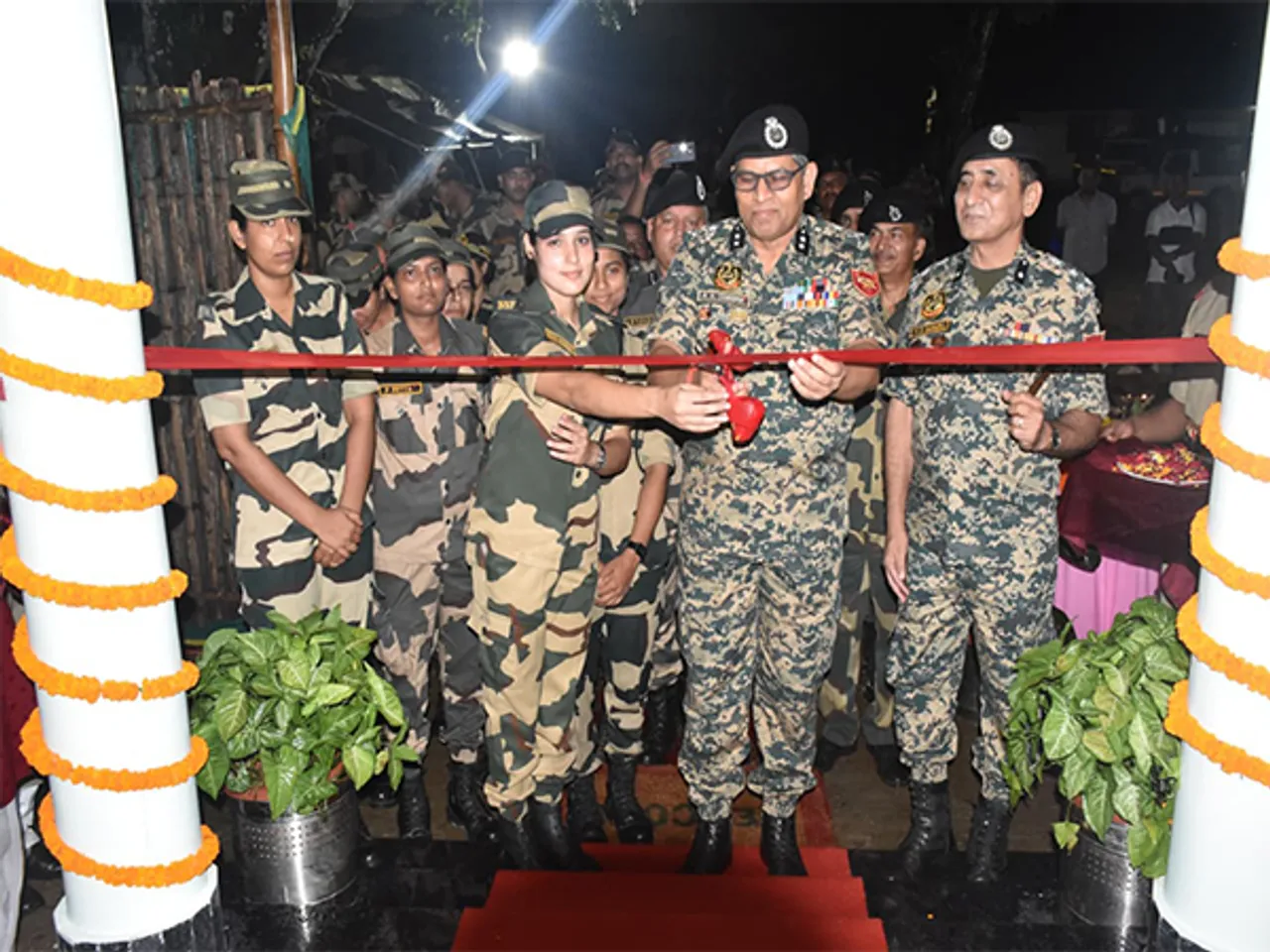 BSF inaugurates modern Mahila Barrack at Border Out Post Ekinpur in Tripura (Photo/ANI)