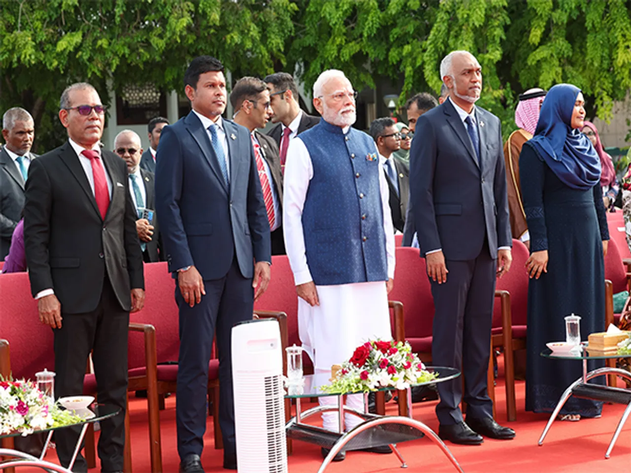 Prime Minister Narendra Modi at Maldives Independence day celebrations (Image: X@narendramodi)