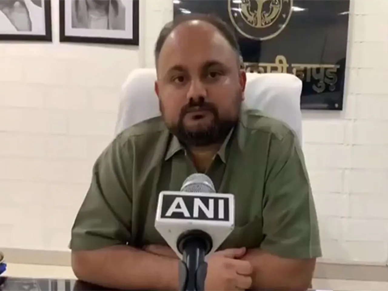 District Magistrate of Hapur, Abhishek Pandey (Photo/ANI)