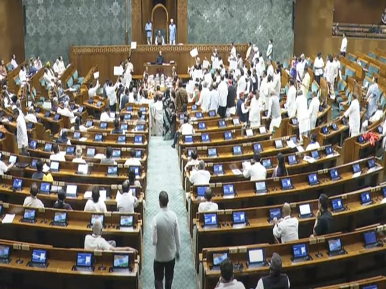 Visuals from Parliament (Photo/SansadTV)