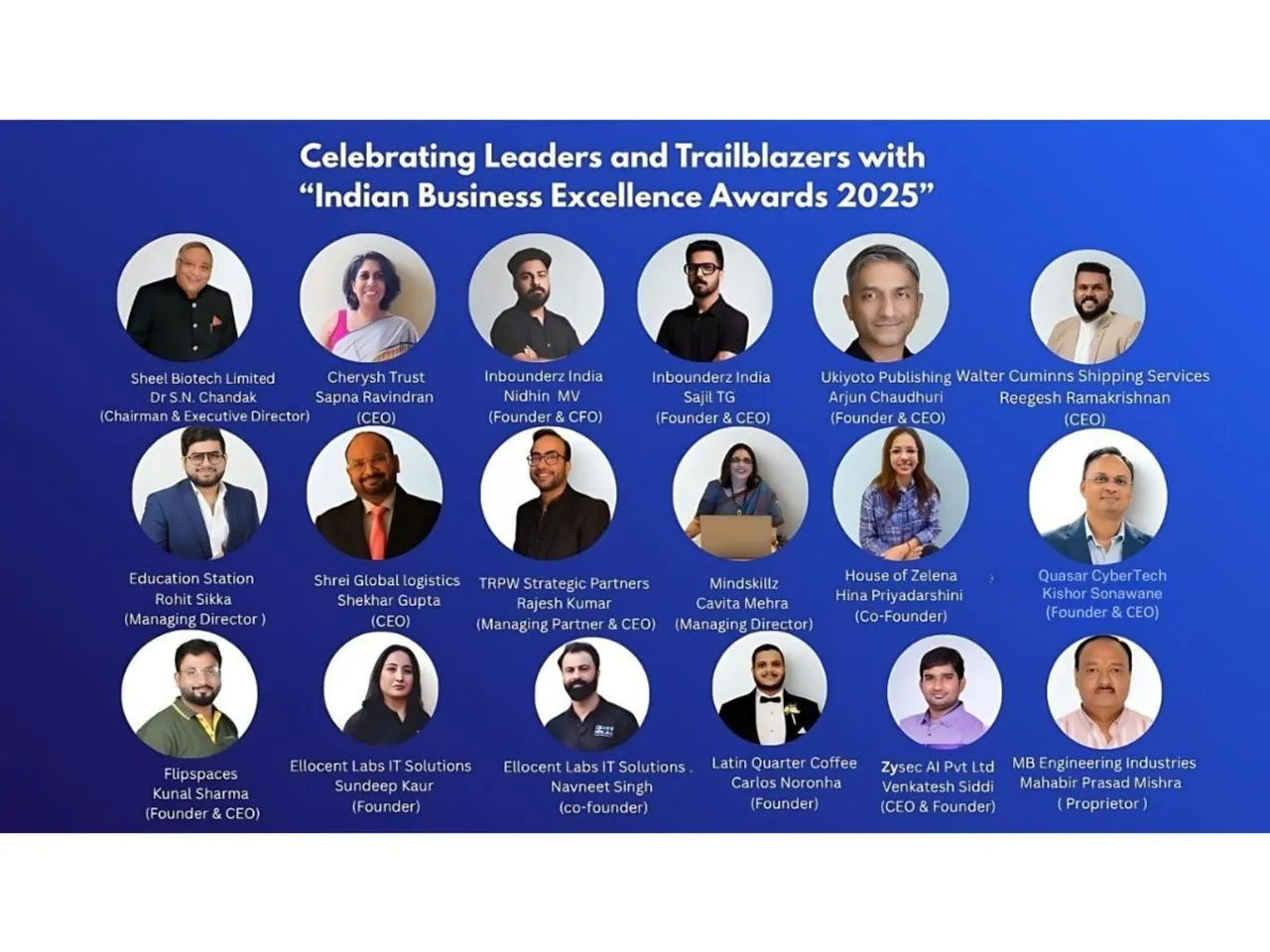 Indian Business Excellence Awards 2025: Celebrating Leadership, Innovation and Industry Trailblazers