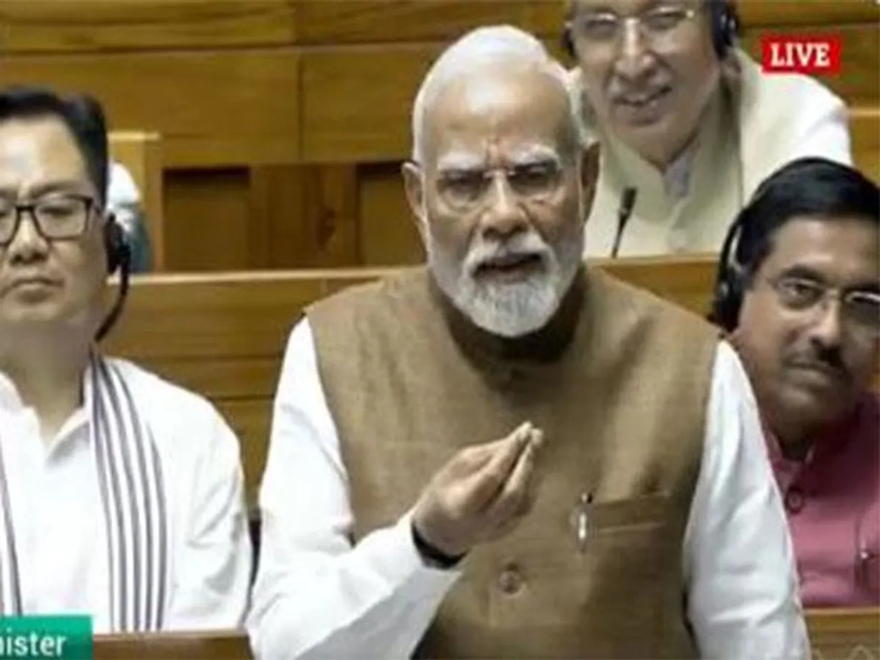 Prime Minister Narendra Modi (Photo/Sanasad TV)