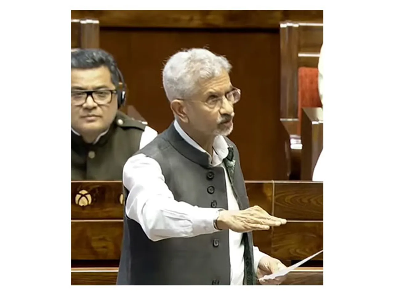 External Affairs Minister S Jaishankar (Image/Sansad TV)