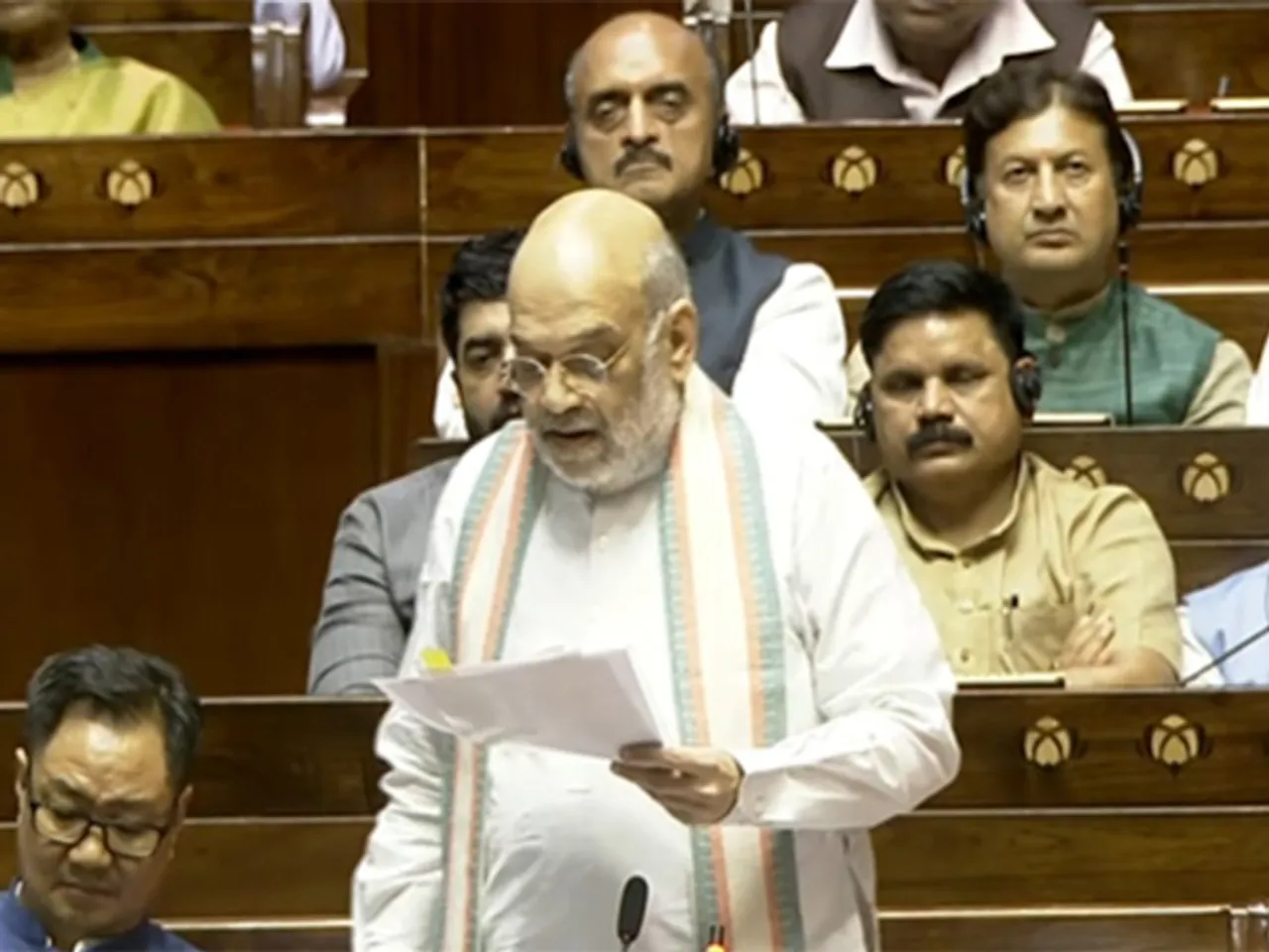 Union Home Minister Amit Shah (Photo/SansadTV)