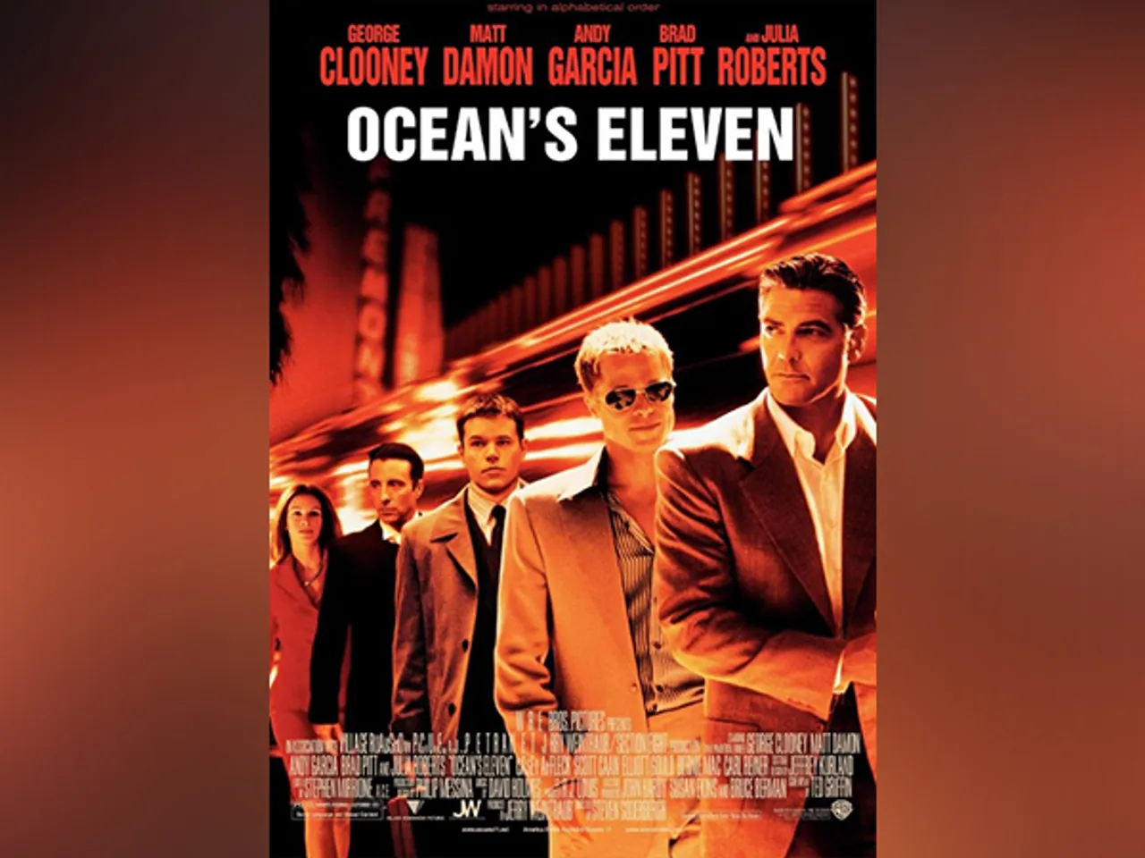 Ocean's Eleven poster (Photo/Instagram@WarnerBros)