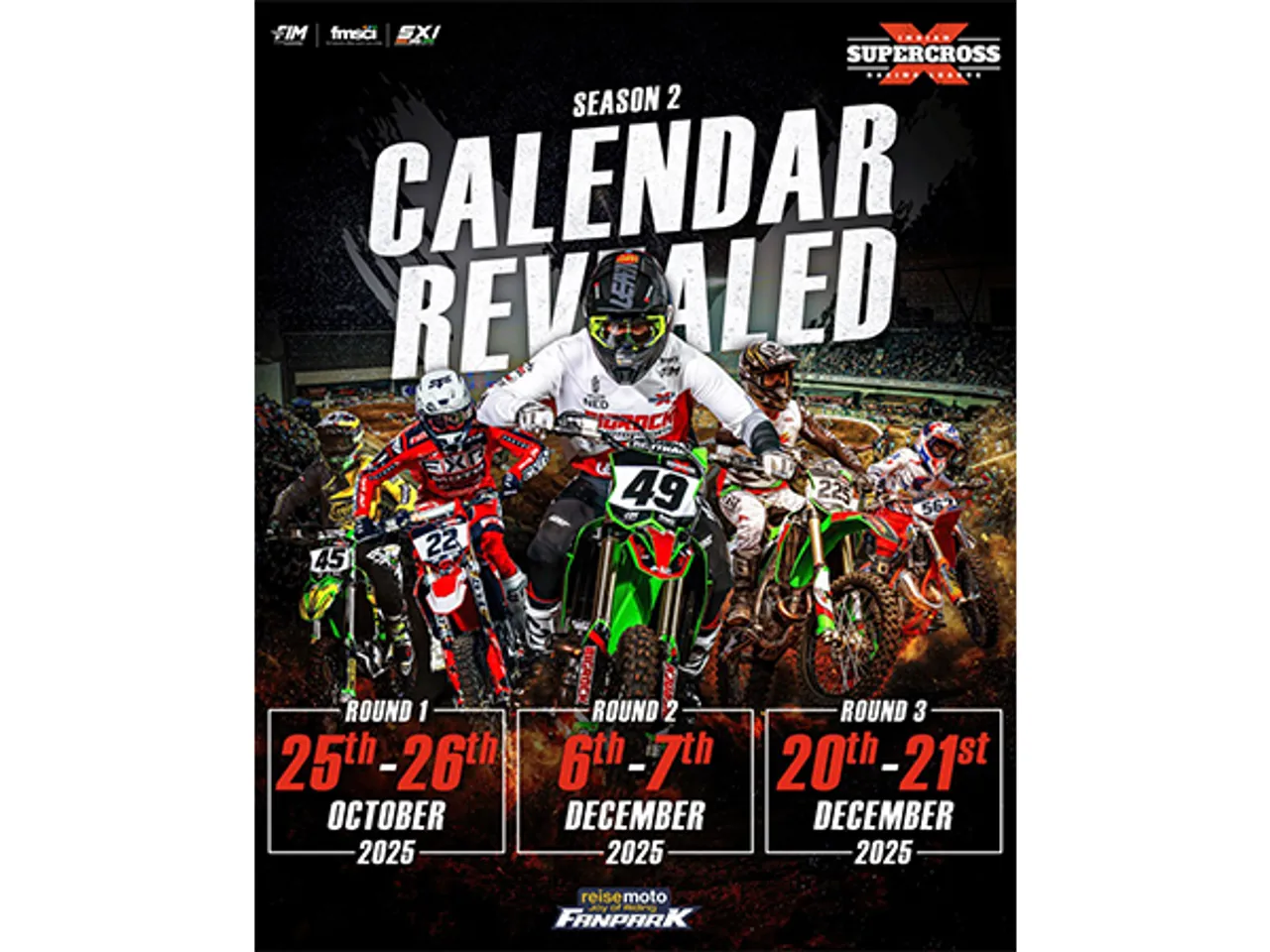 The calendar for ISRL season two is revealed. (Photo: ISRL)