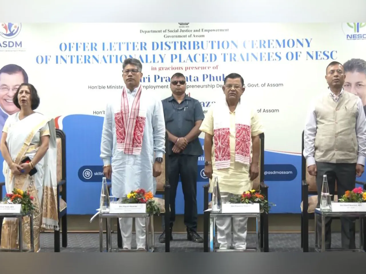 Assam Minister Pijush Hazarika and Prashanta Phukan (Photo/ANI)