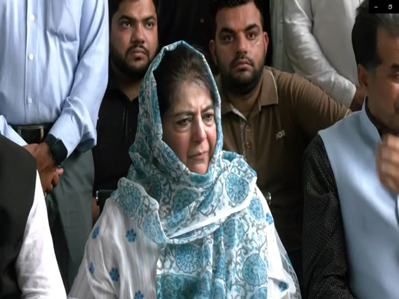 PDP President Mehbooba Mufti (Photo/ANI)