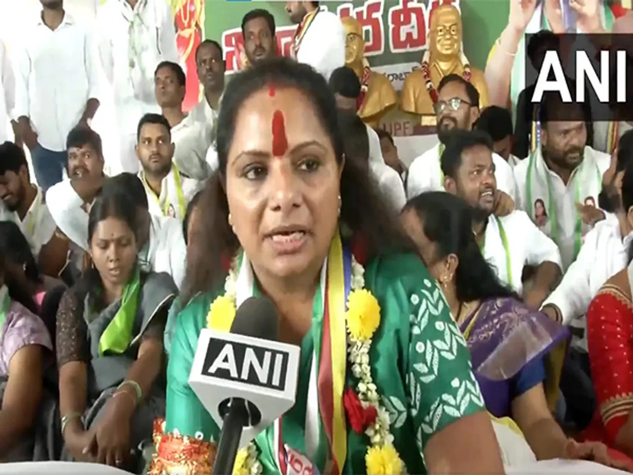 BRS MLC K Kavitha (Phot/ANI)