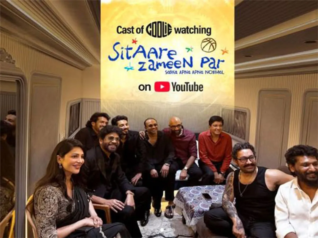 Coolie team with Aamir Khan (Photo/Instagram@ aamirkhanproductions)