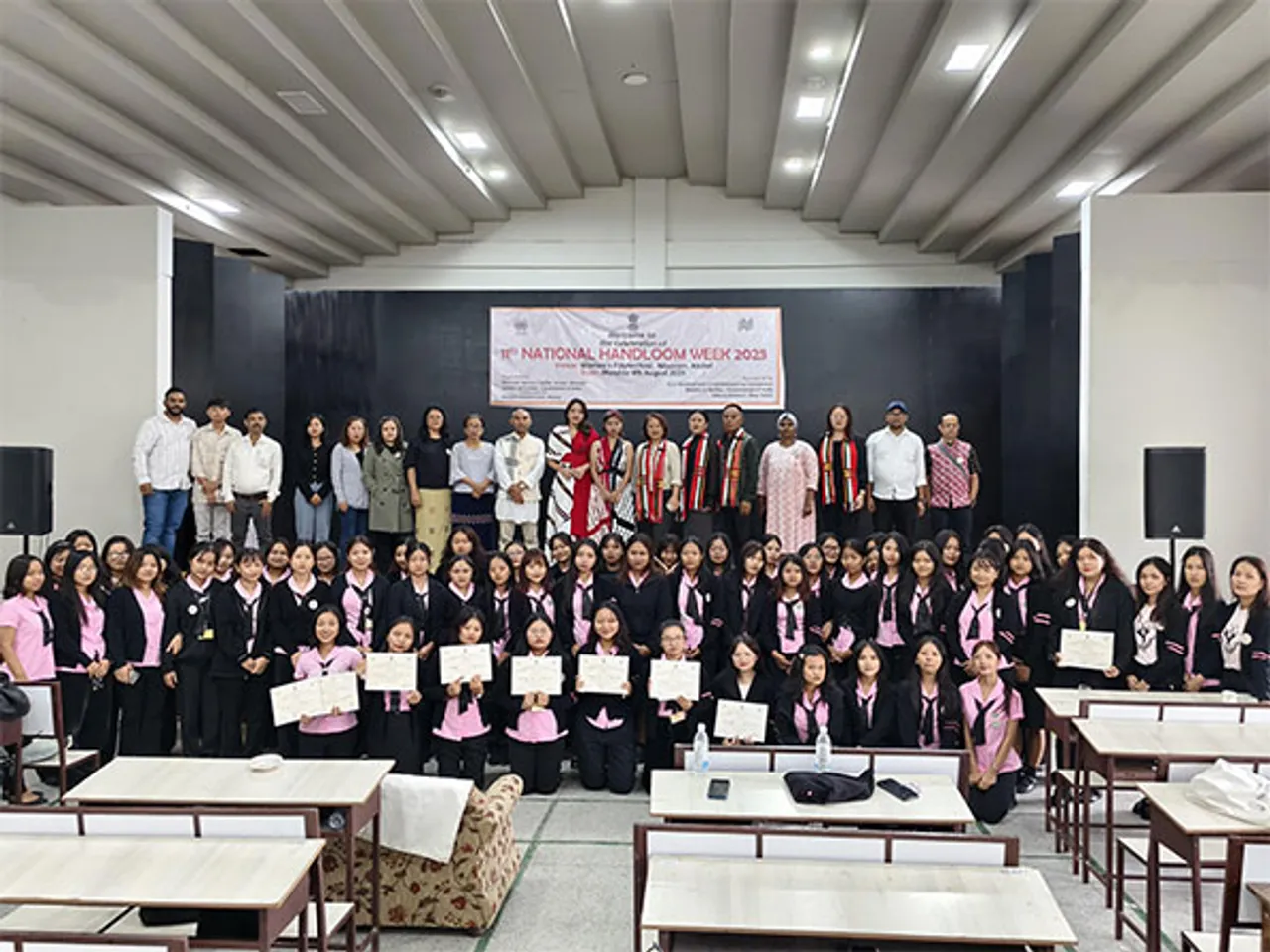 Aizawl celebrates National Handloom Day (Photo/ANI)